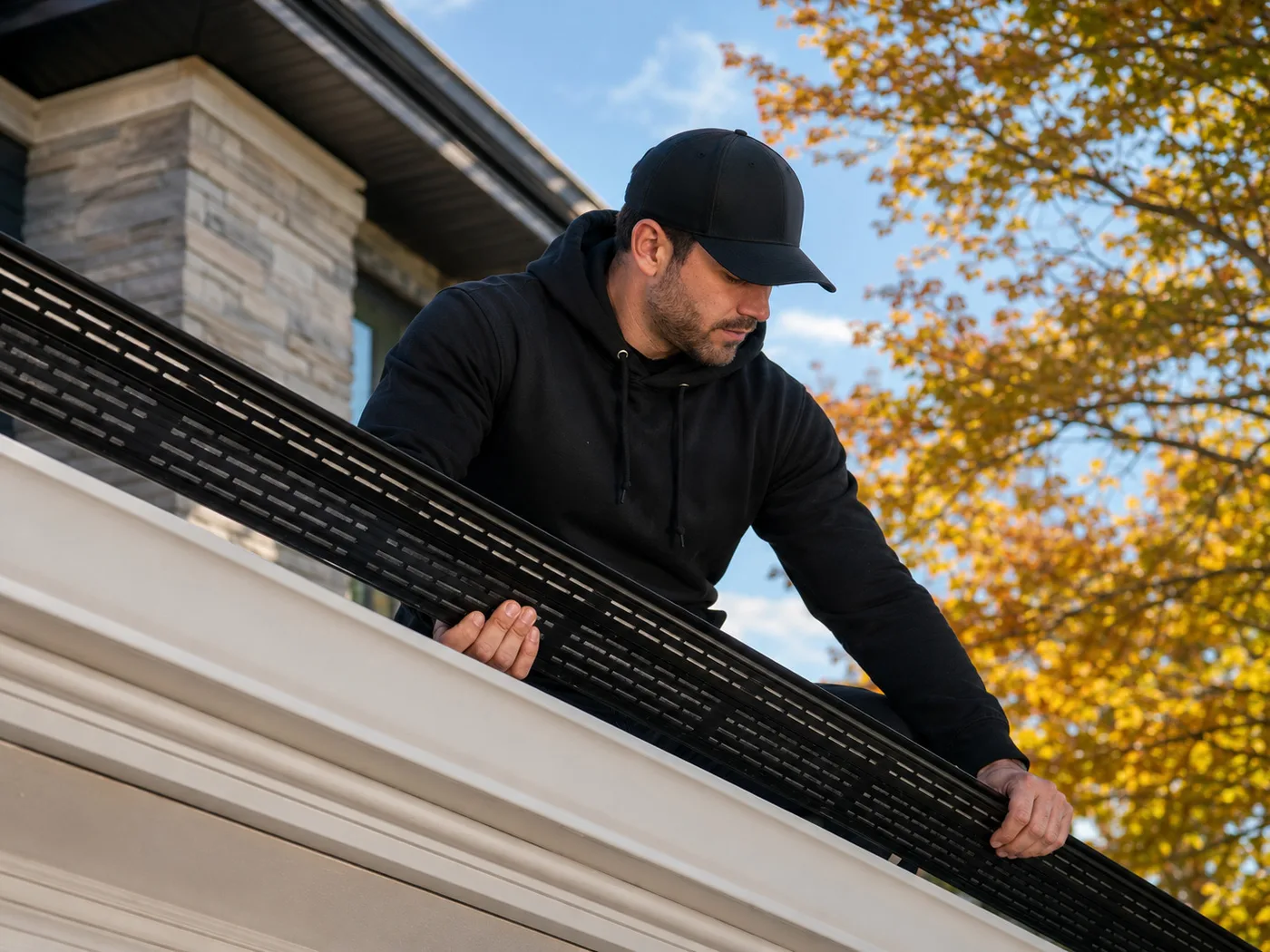 Gutter guard installation